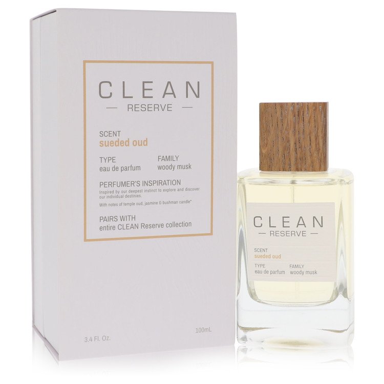 Clean Sueded Oud by Clean Eau De Parfum Spray 3.4 oz Clean Sueded Oud by Clean Eau De Parfum Spray 3.4 oz
